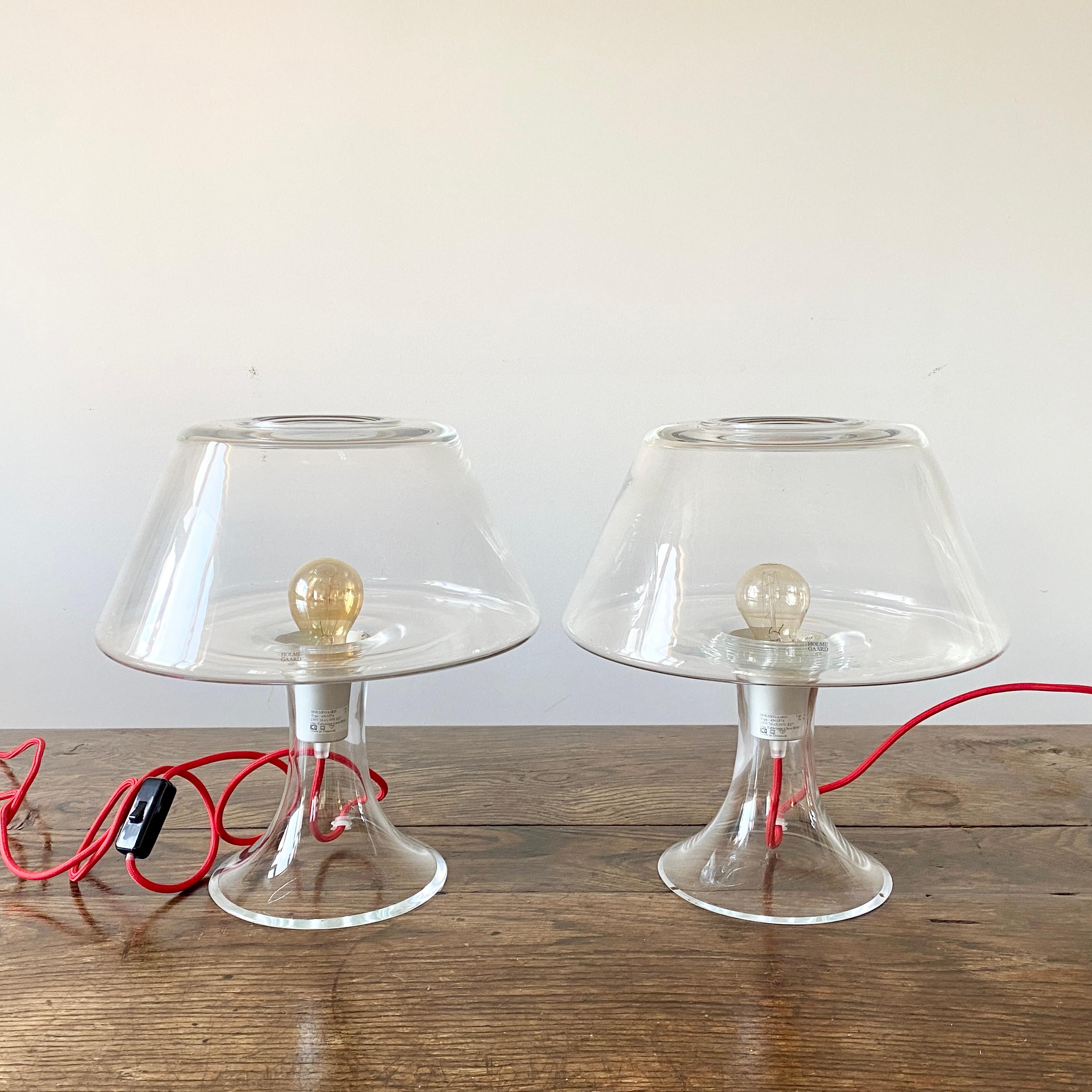 clear table lamps