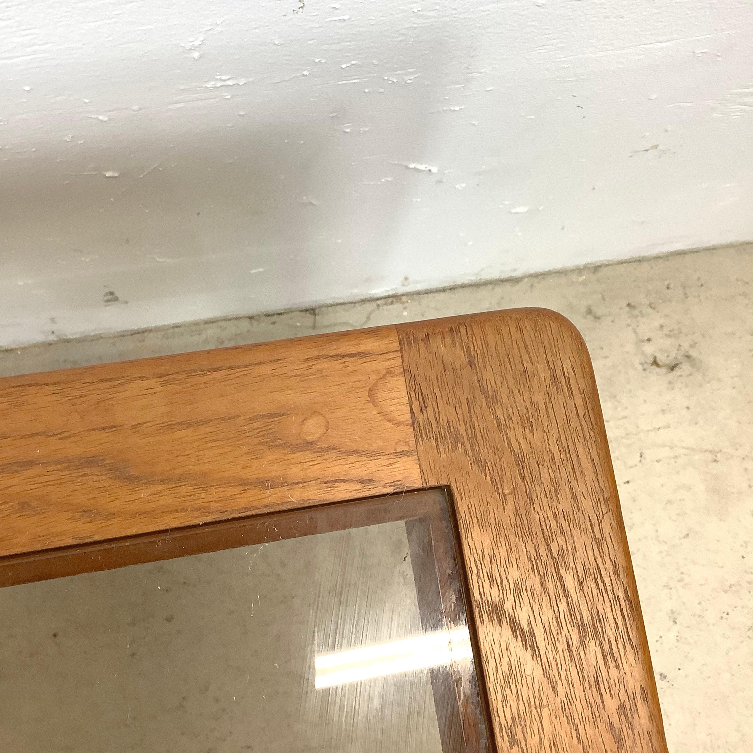 Pair Scandinavian Modern End Tables With Teak Joinery 11