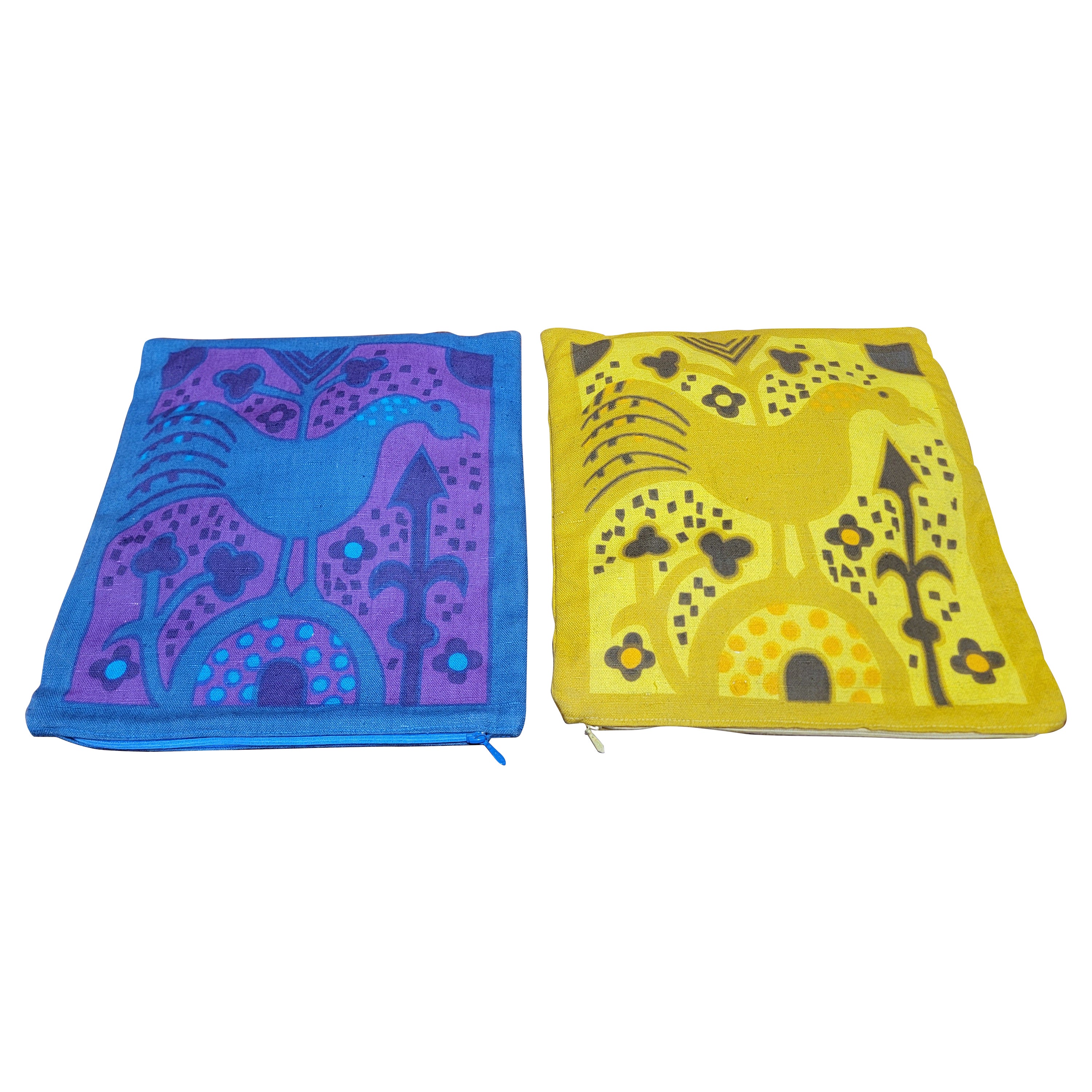 Par de Fundas de Almohada Modernas Escandinavas Gallo