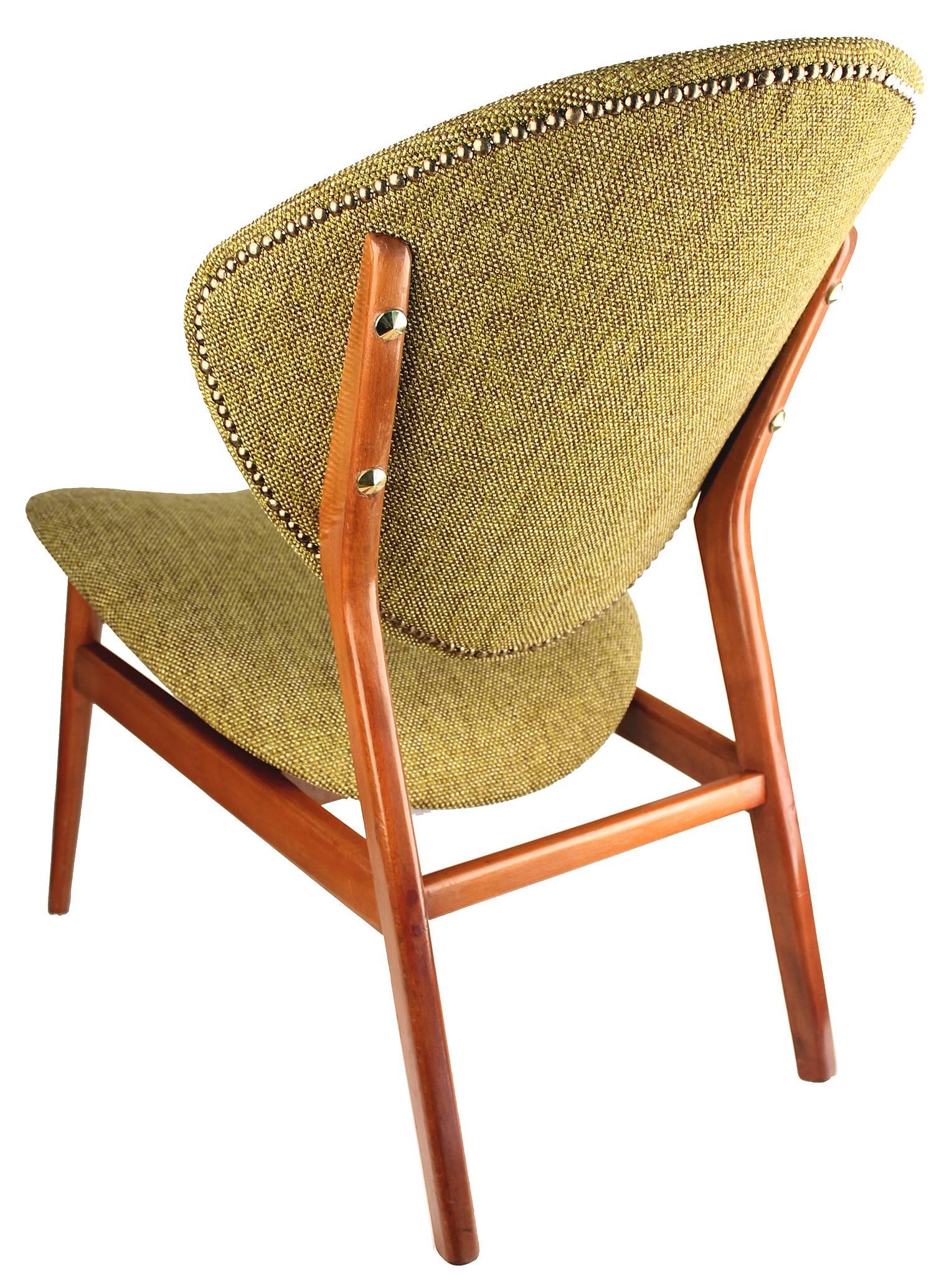 Mid-20th Century Pair of Sculptural Danish Modern Lounge Chairs - Juhl Jalk Era