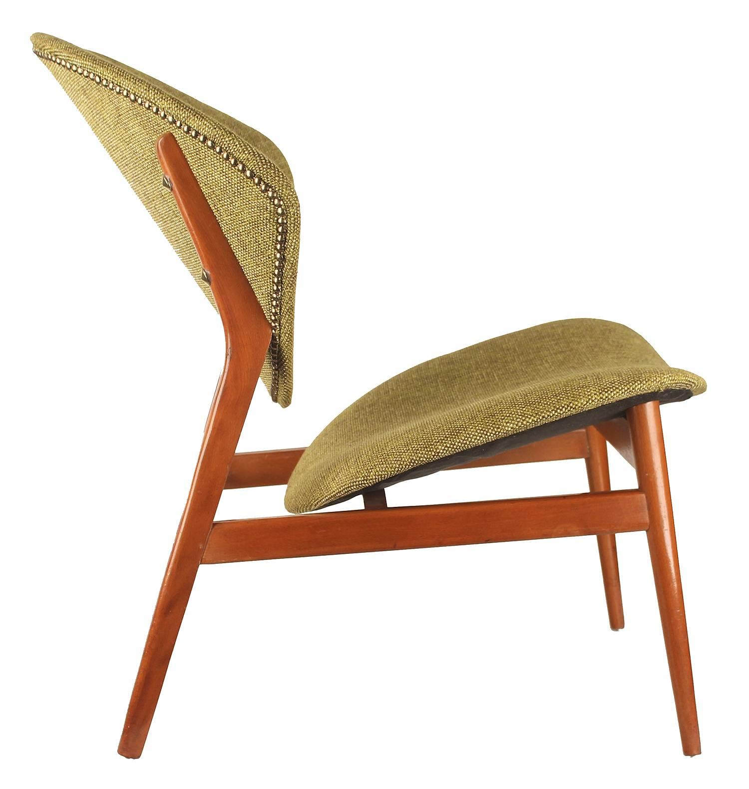Pair of Sculptural Danish Modern Lounge Chairs - Juhl Jalk Era 2