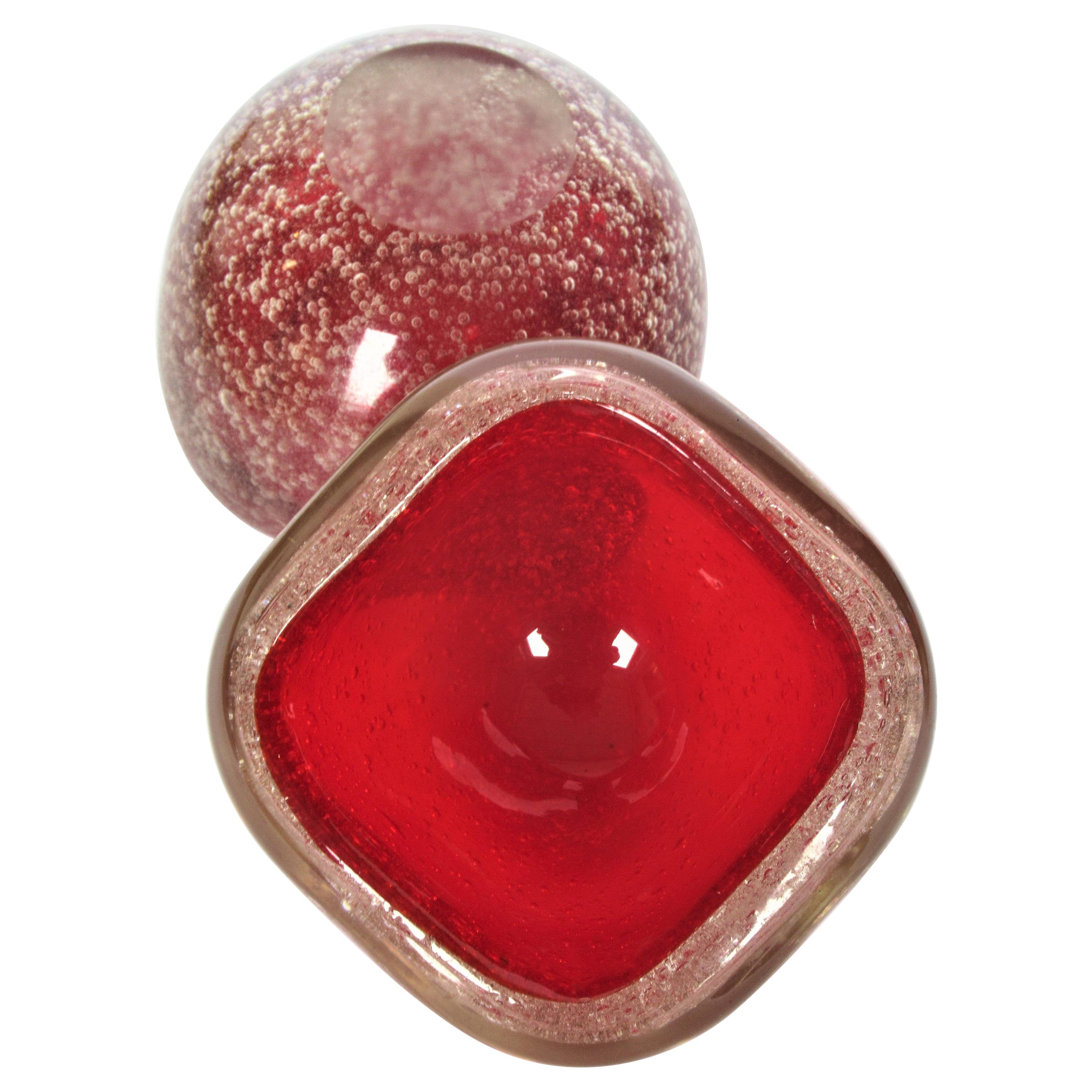 French Art Deco Matched Pair of Schneider 'Jade' Glass Bowls circa 1920 For Sale at 1stDibs