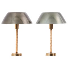 Senator Table Lamps, Model 940025 by Lisa Johansson-Pape for Orno, Finland, Pair