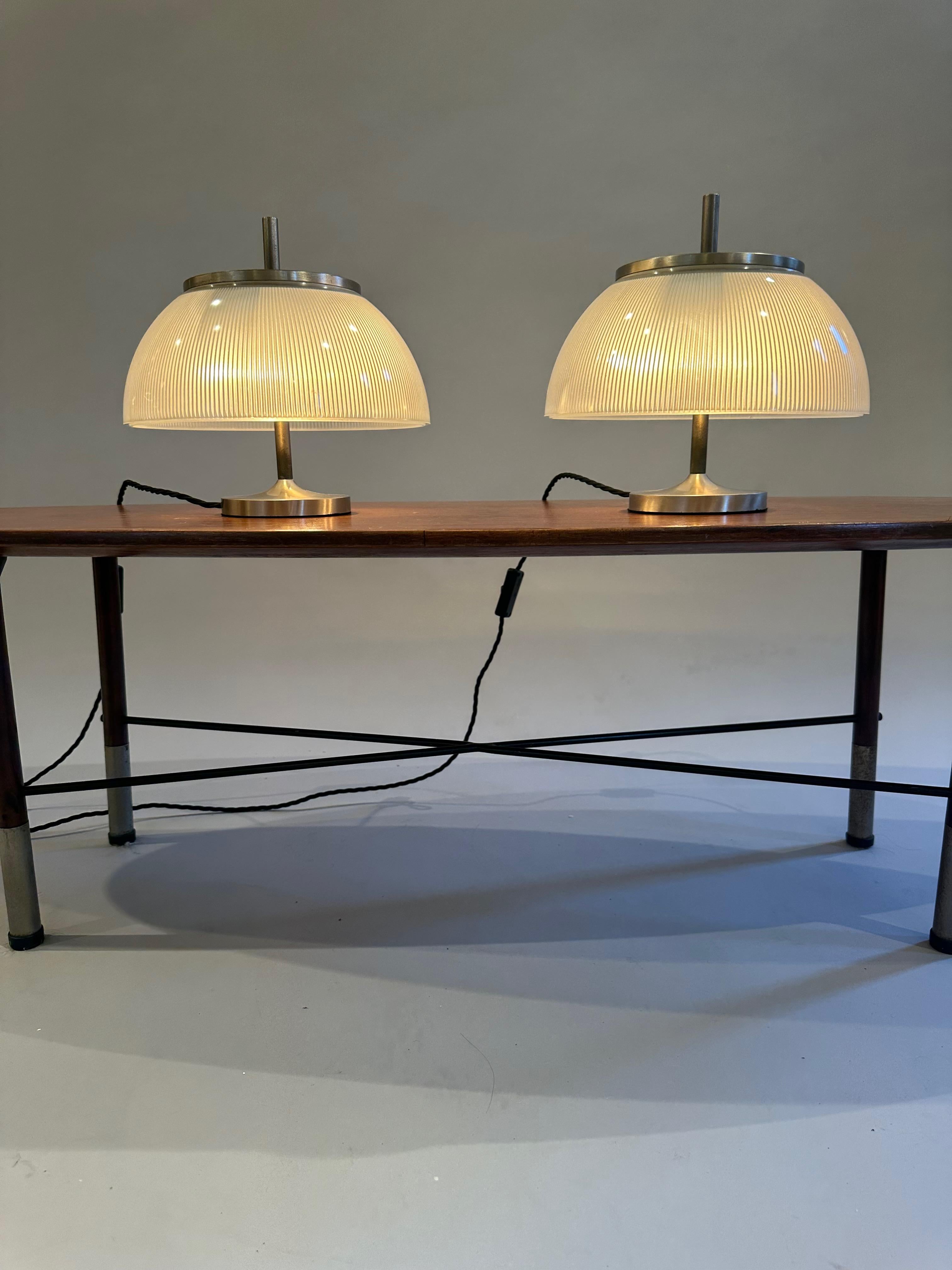 Rare pair of original Sergio Maza 1960s 'Alfafetta' table lights

In very good condition. 

Re wired

