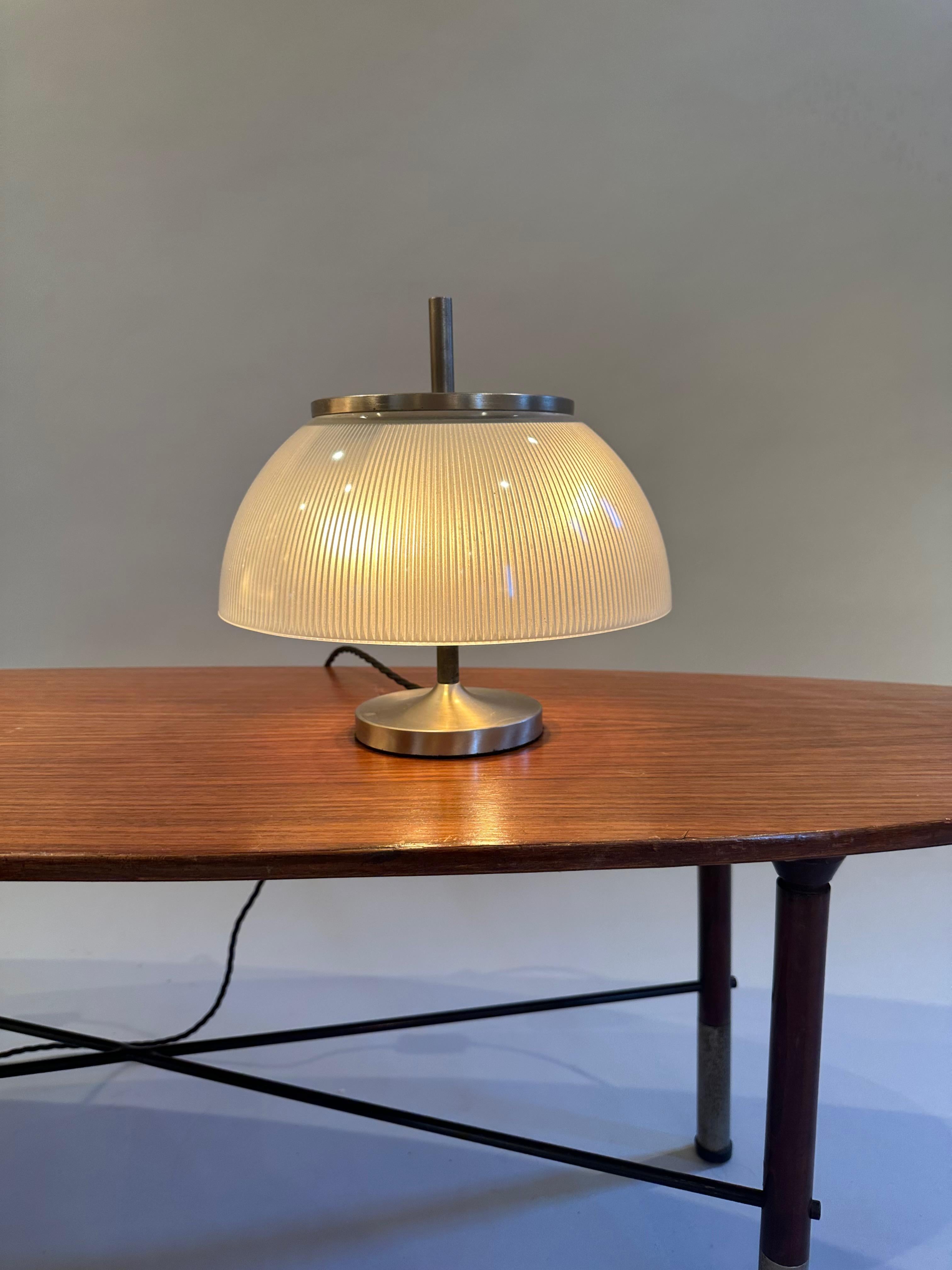 Italian Pair Sergio Mazza 'Alfetta' table lights for Artemide c1960 For Sale