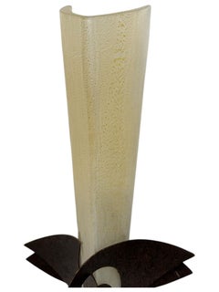 Coppia Sergio Terzani Phantom Inclusioni d'oro Torcia da parete Italia, anni '80