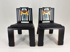 Pair Sheraton Chairs by Robert Venturi for Knoll.  1986, Signed