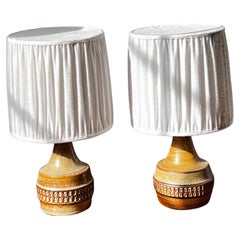 Coppia di lampade in ceramica Søholm H41 cm,  prodotto in Danimarca negli anni '60