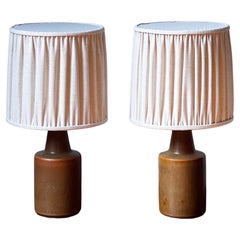 Coppia di lampade in ceramica Søholm H44 cm,  prodotto in Danimarca negli anni '60