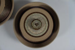 Coppia di grandi sculture da parete in ceramica di Søholm, 1960, metà del secolo scorso, Danimarca