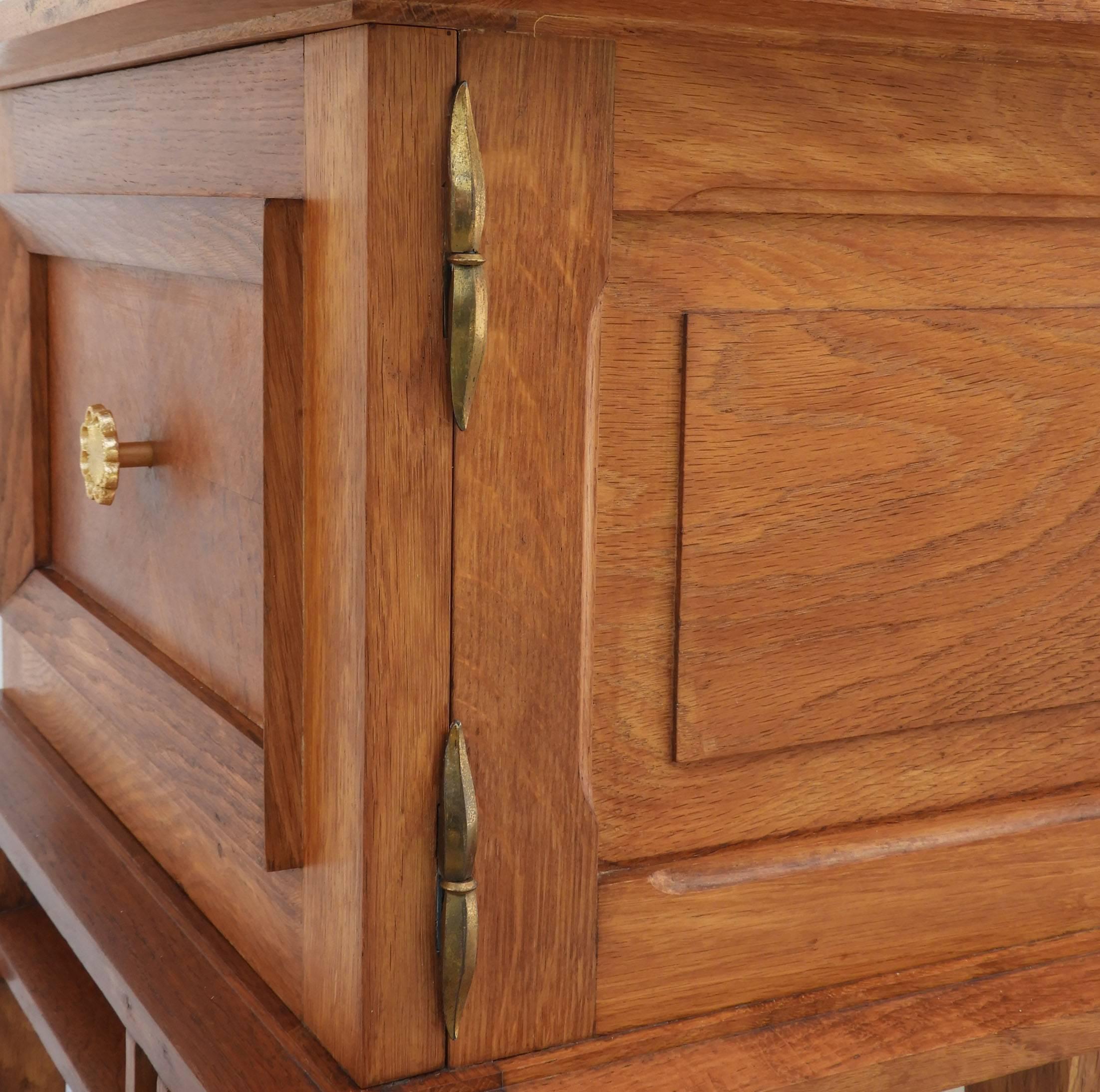 Pair of Side Cabinets Midcentury Nightstands Bedside Tables French, circa 1950 1