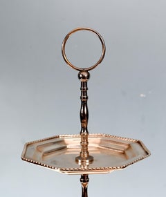 Pair Silver Plate Cake Stands 5 Tier Victorian Afternoon Tea