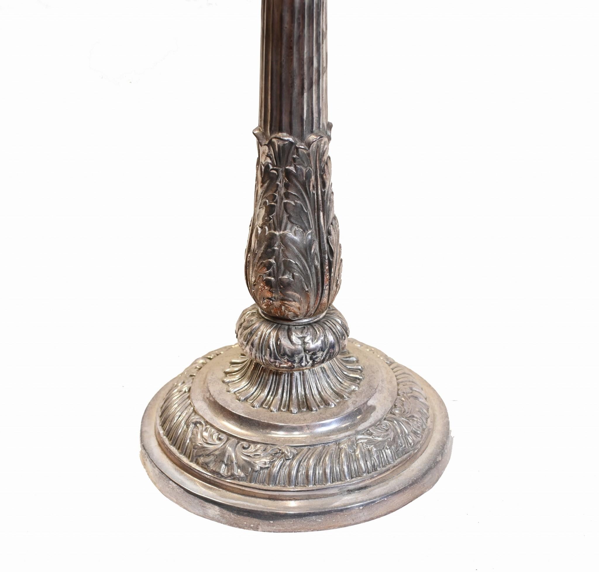 Absolutely stunning pair of Matthew Boulton style silver plate candelabras
Hopefully the photos do this stunning pair some justice, they are simply majestic in the flesh
The details are stunning, very intricate plating with fantastic patina
Four