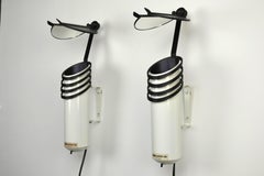 Pair “Skarabé” wall lamps by Stig Ahlström & Clas Kock for Ateljé Lyktan, 1980s