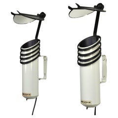 Pair “Skarabé” wall lamps by Stig Ahlström & Clas Kock for Ateljé Lyktan, 1980s