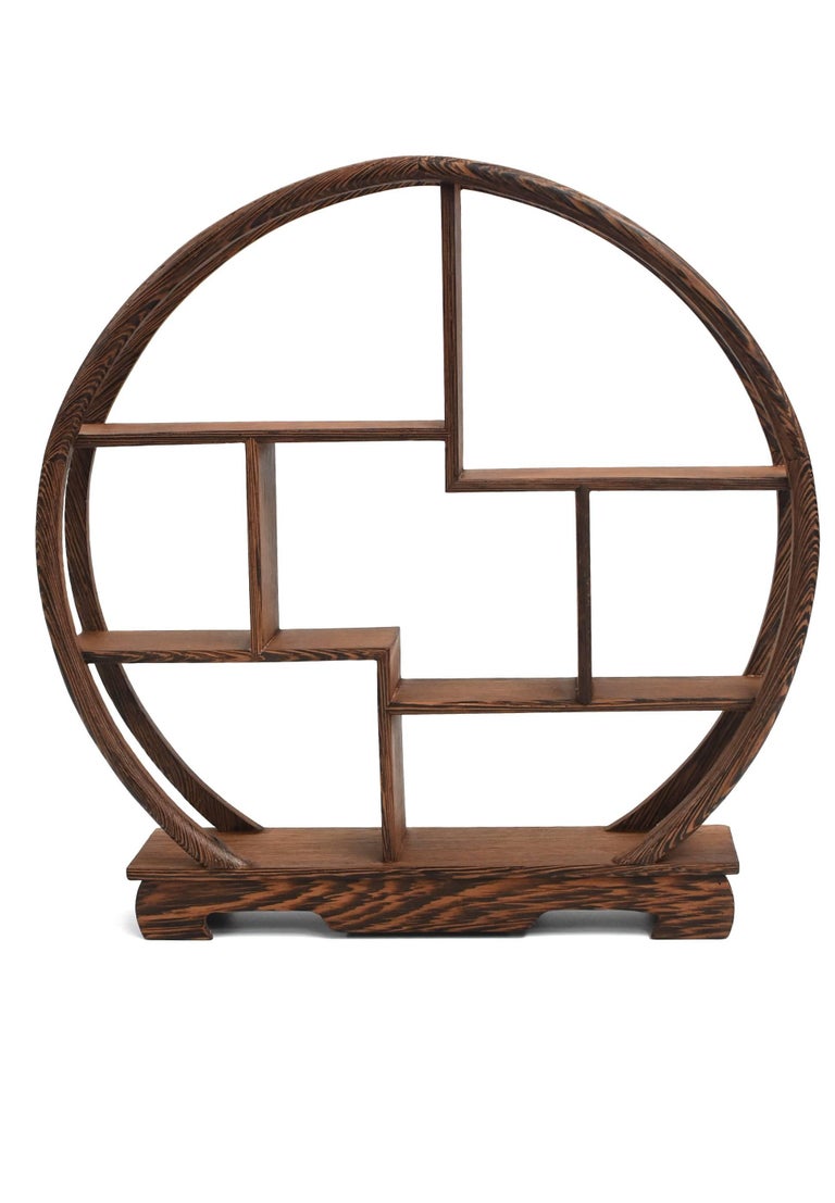 Pair of Small Display Stands, Mini Shelves, Solid Rosewood at 1stDibs