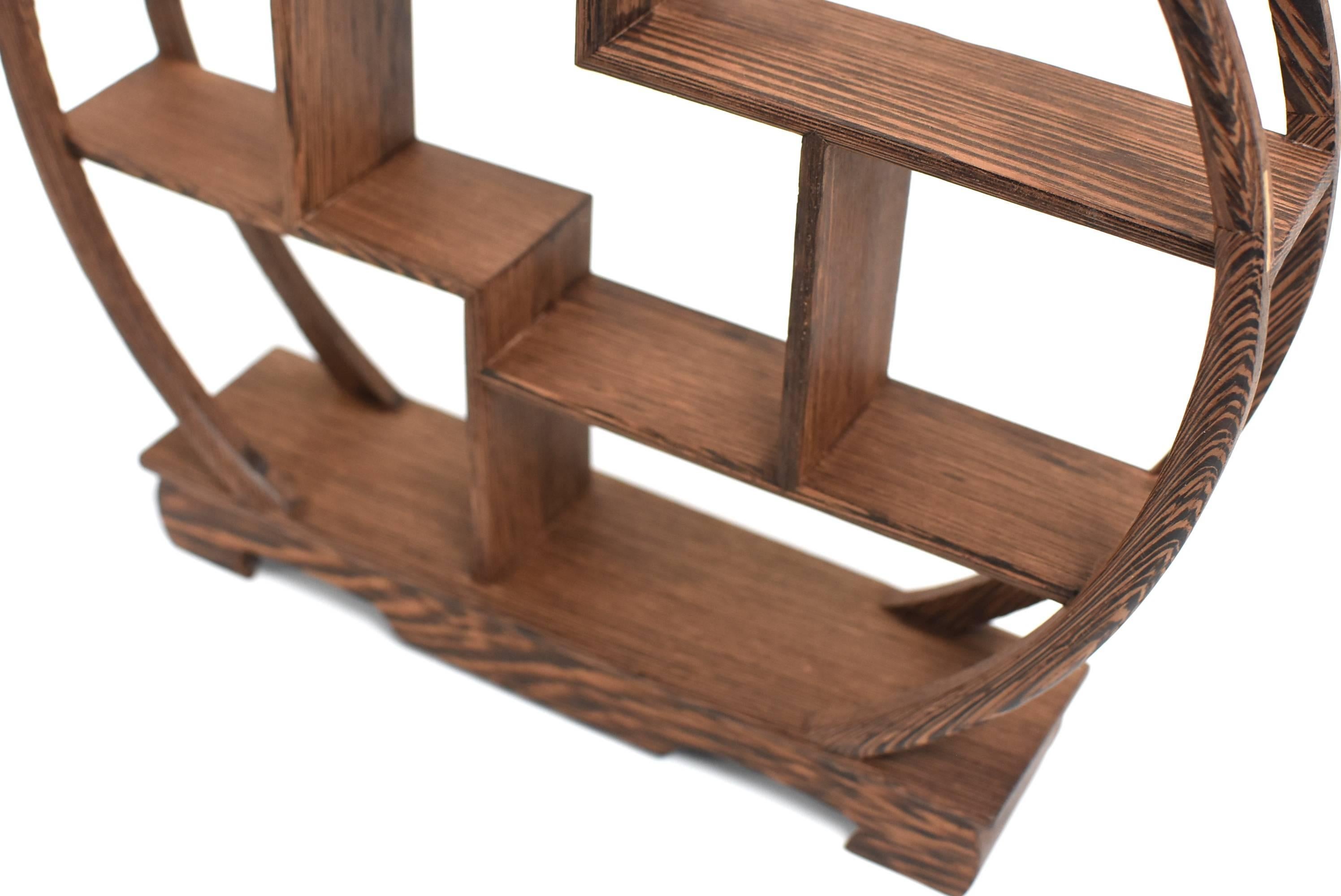 Pair of Small Display Stands, Mini Shelves, Solid Rosewood 6