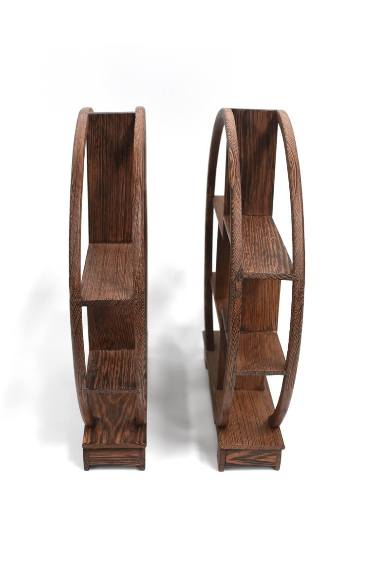 Pair of Small Display Stands, Mini Shelves, Solid Rosewood at 1stDibs