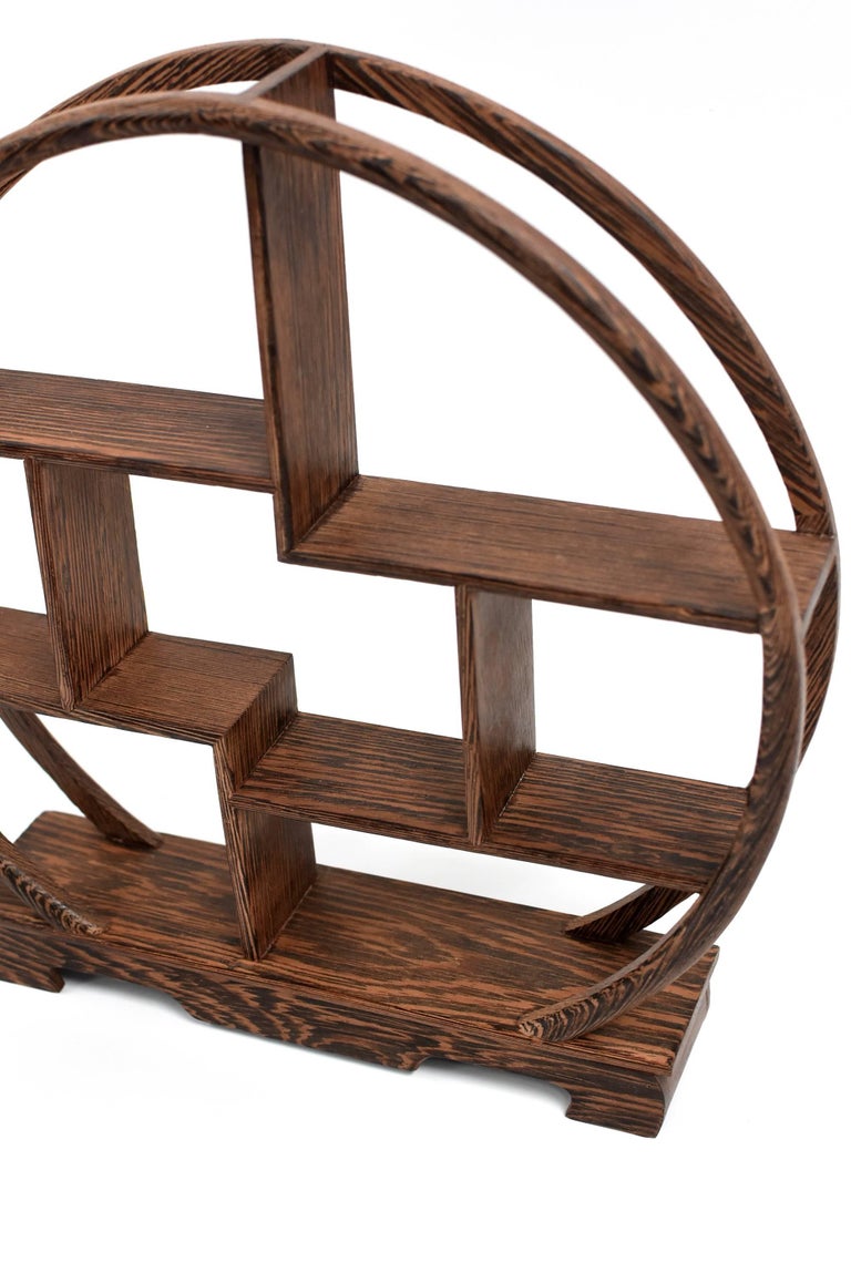 Pair of Small Display Stands, Mini Shelves, Solid Rosewood at 1stDibs