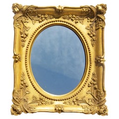 Pair Small Gilt Mirrors 19th Century