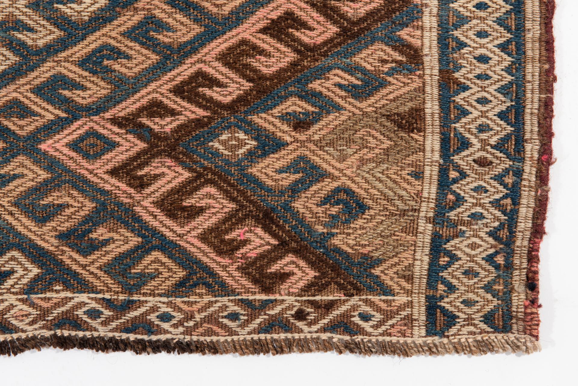 Centrasiatique Paire de petits kilims en vente