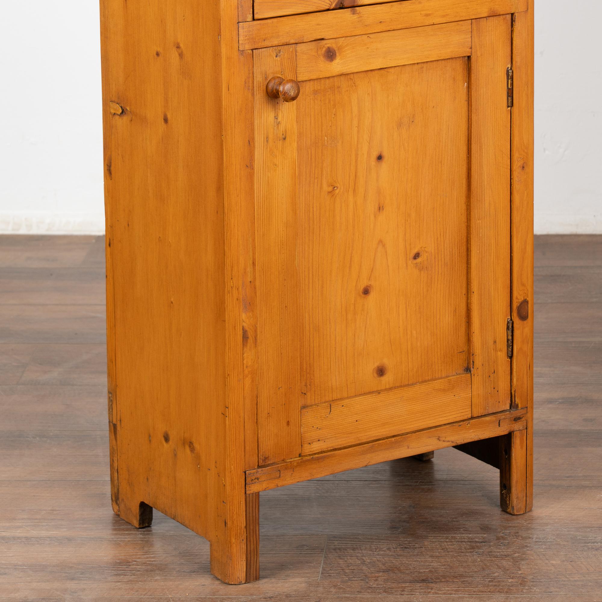 Pair, Small Pine Nightstands, Hungary circa 1900's For Sale 2