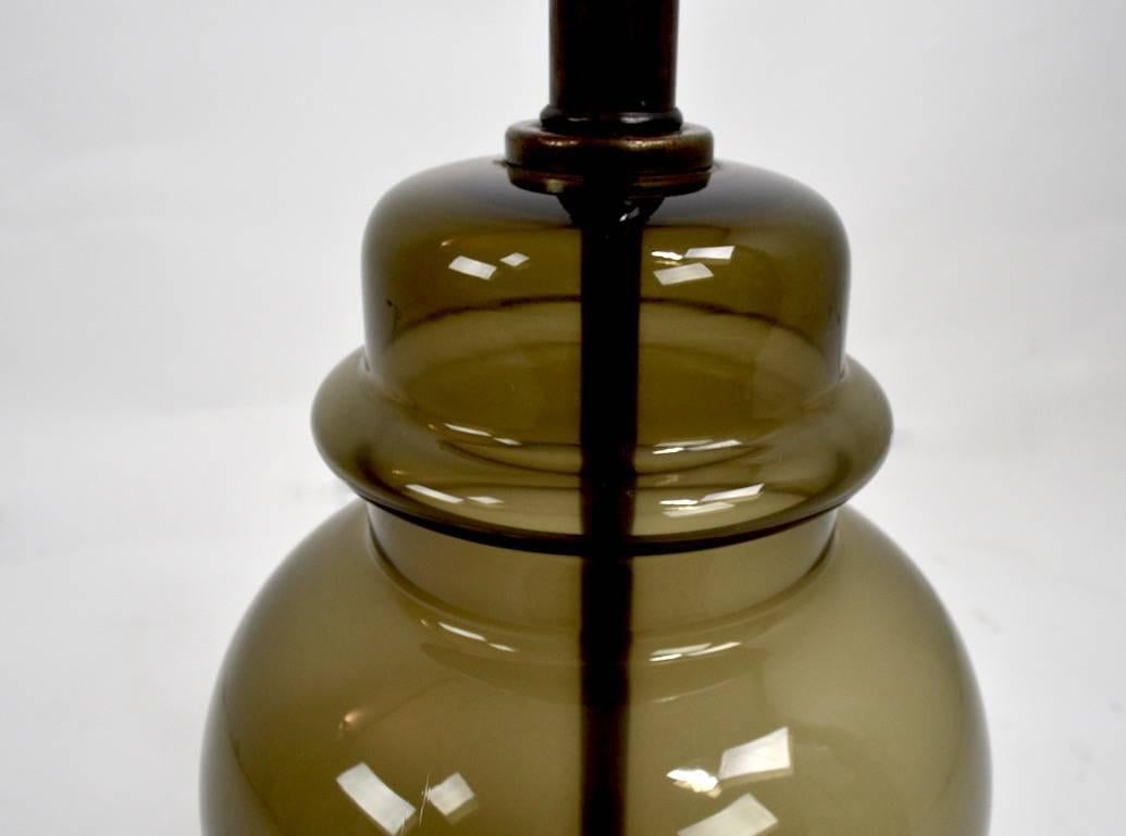 glass jar table lamp