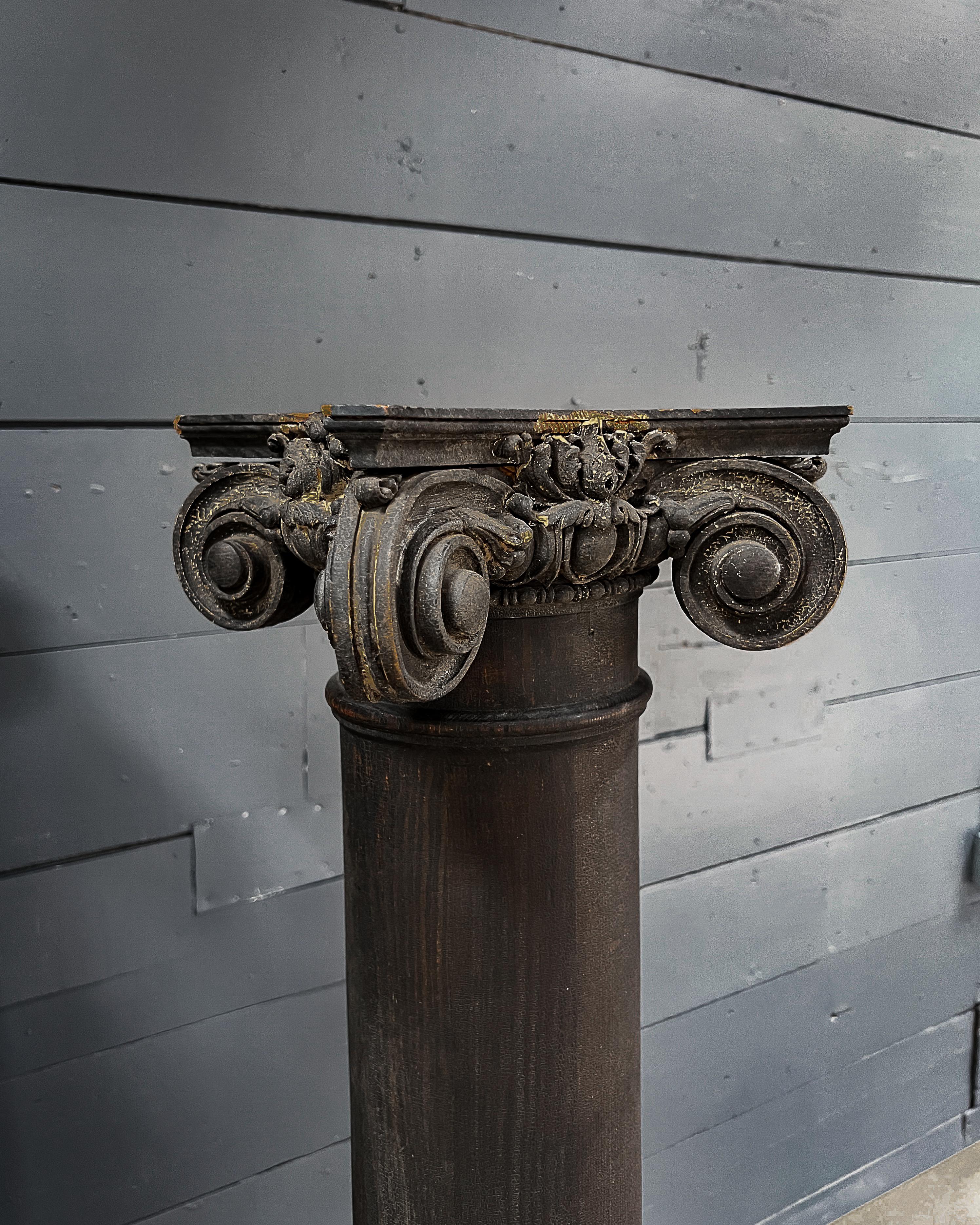 19th Century 'Pair' Solid Reclaimed Ionic Columns For Sale
