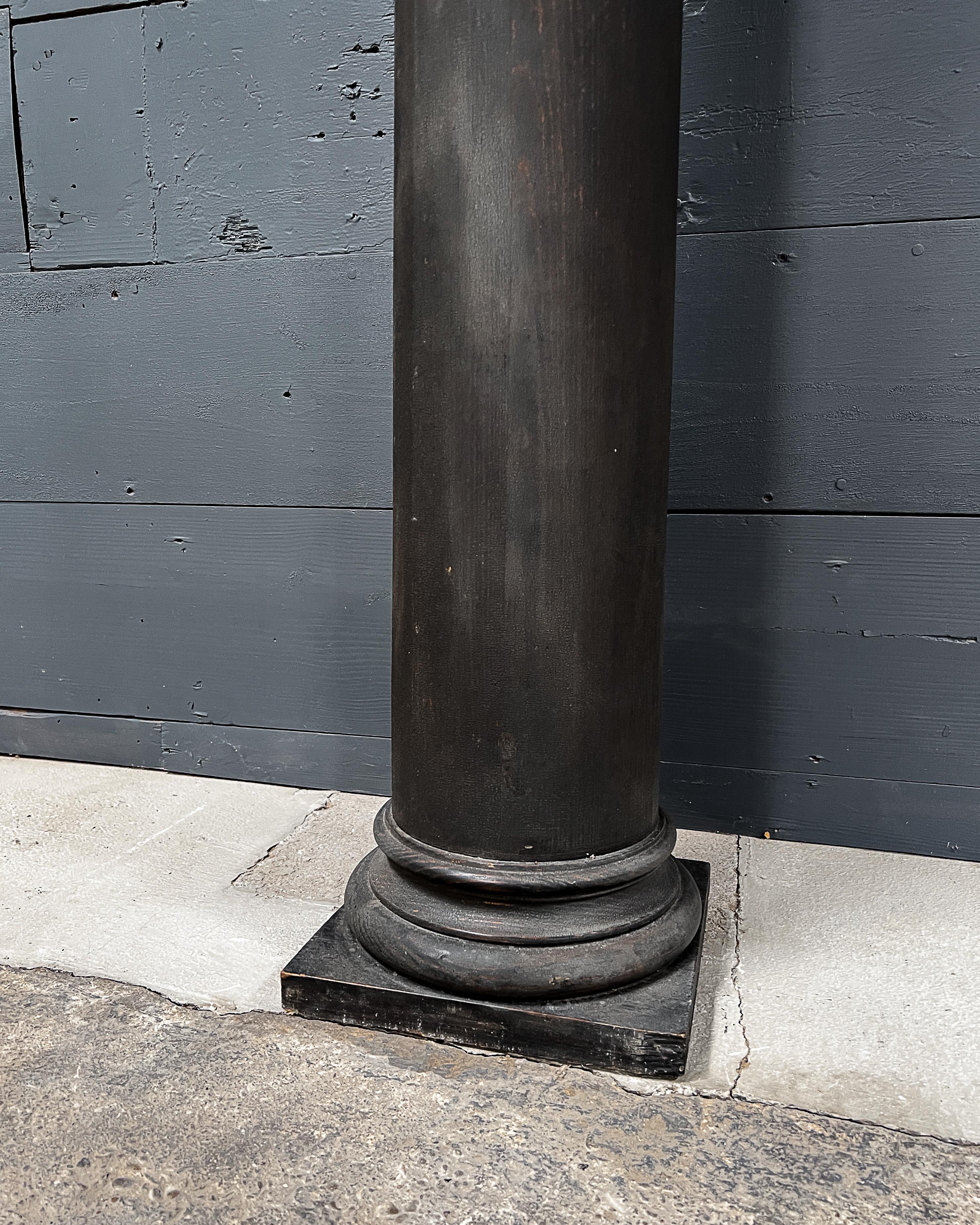 'Pair' Solid Reclaimed Ionic Columns For Sale 2