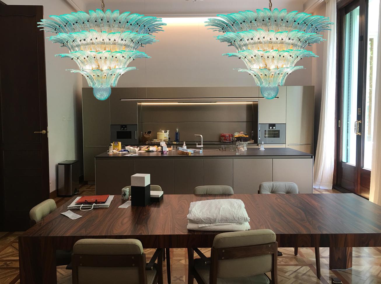 Pareja de espectaculares arañas venecianas, Murano, años 80 en venta 8