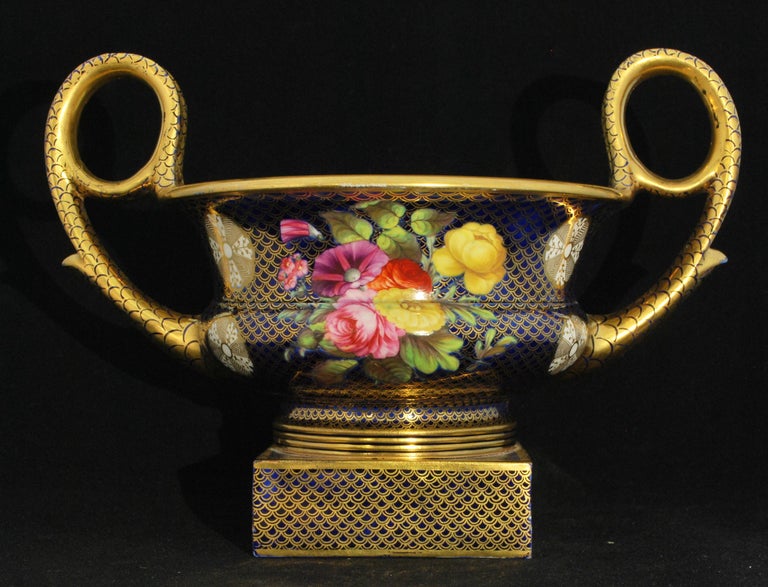 Pair of Spode Pattern 1166 Vases For Sale at 1stDibs