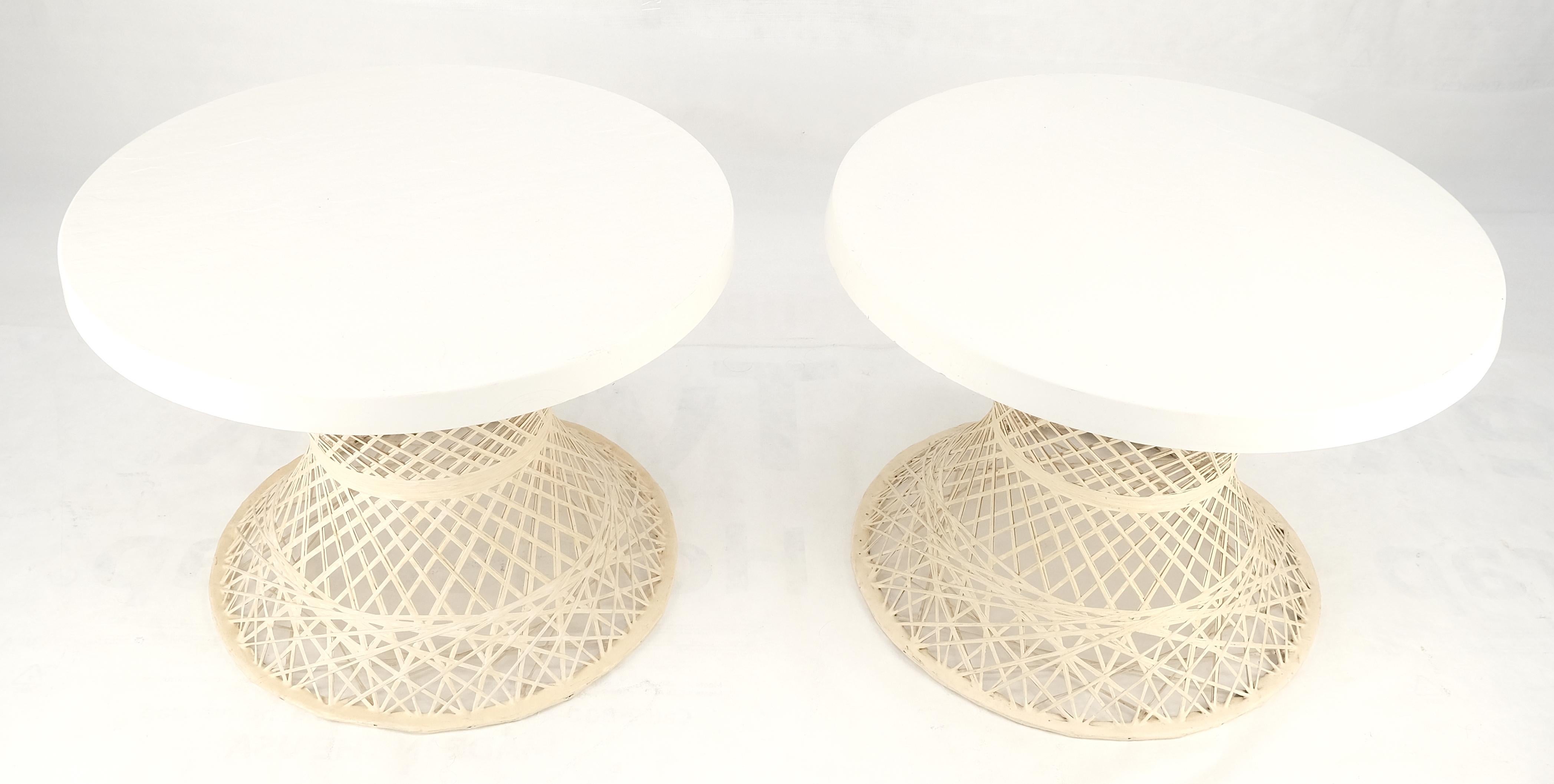 20ième siècle Pair Spun Fiberglass 24