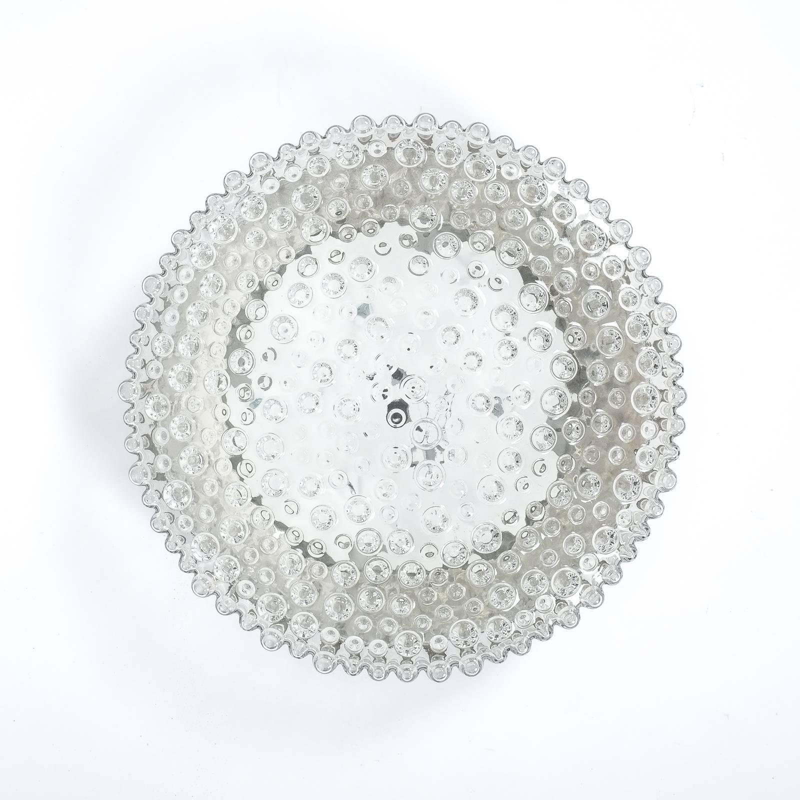 Staff Bubble Glass Flush Mounts (4x) Lampes Lights, 1960 en vente 3