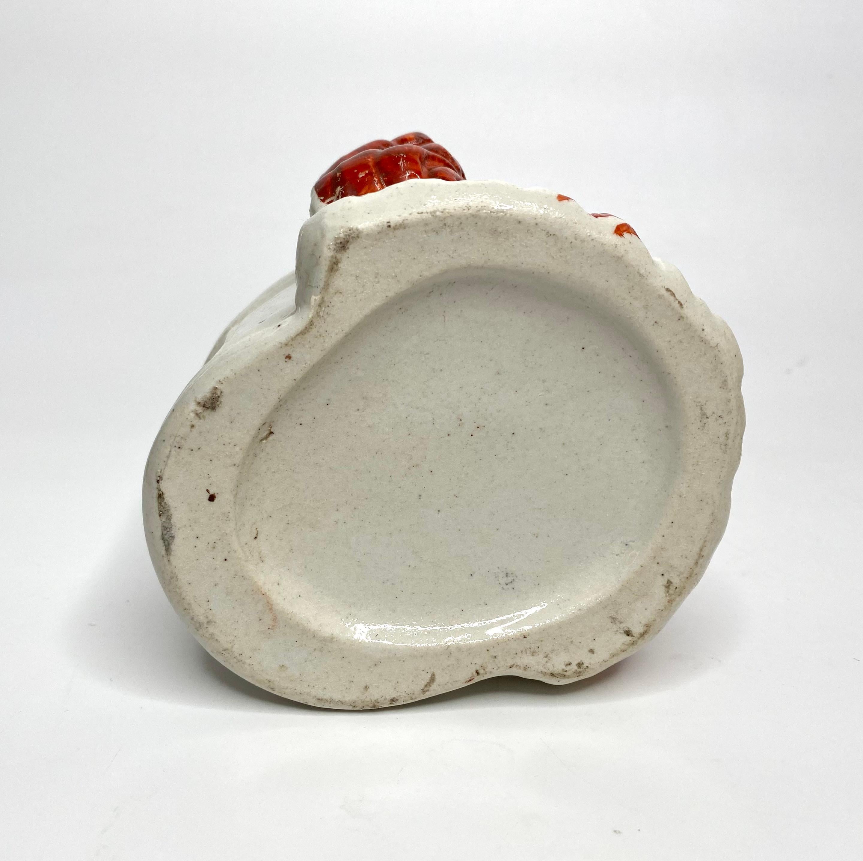 Pair Staffordshire pottery Spaniel window rests, c. 1850. For Sale 3