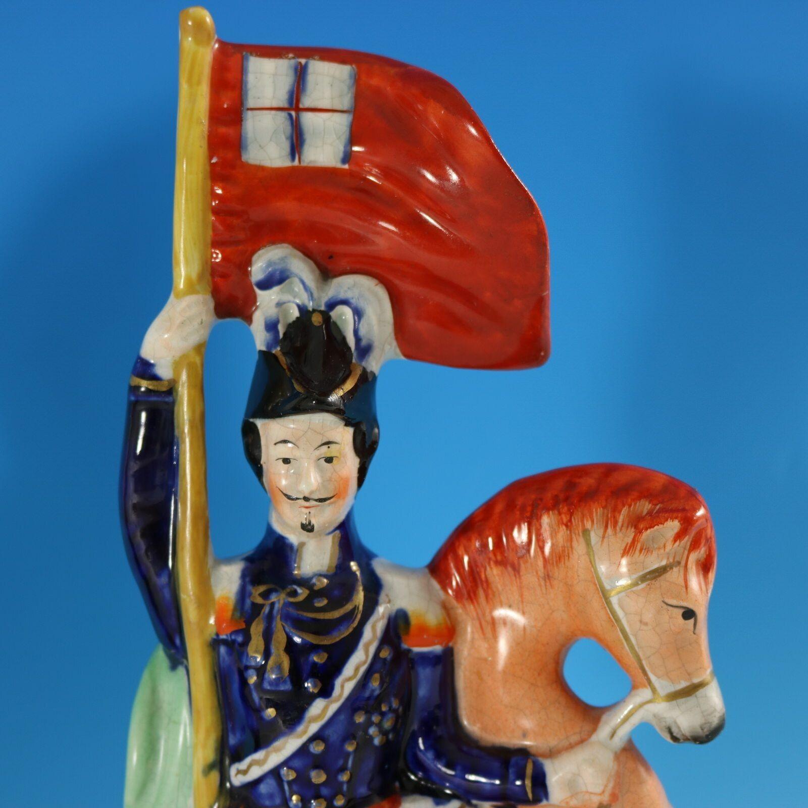 Pair Staffordshire 'Simpson & Brown' Generals on Horseback For Sale 4