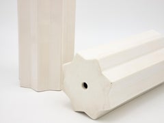 Pair Star Ceramic Objects