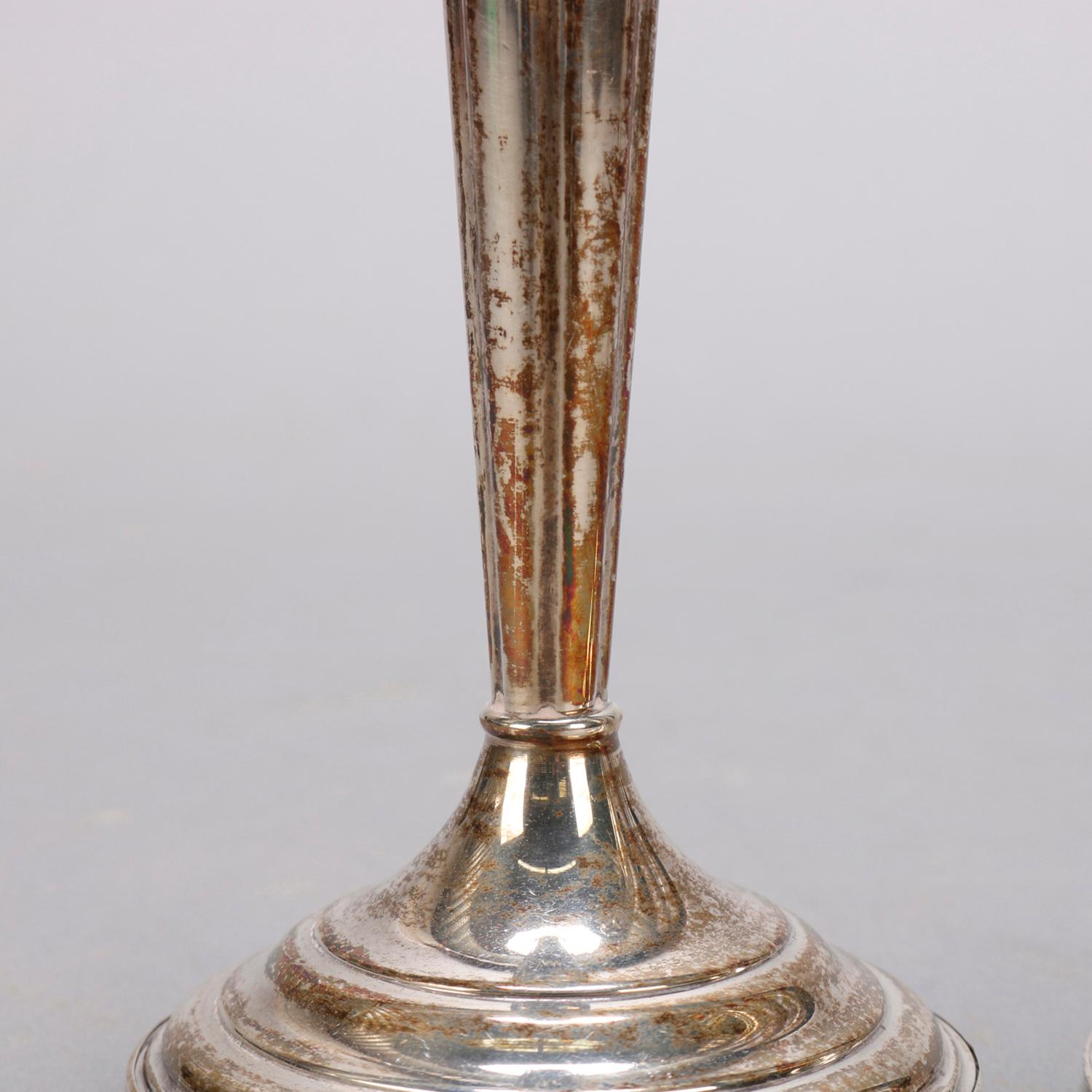 weighted sterling candlesticks