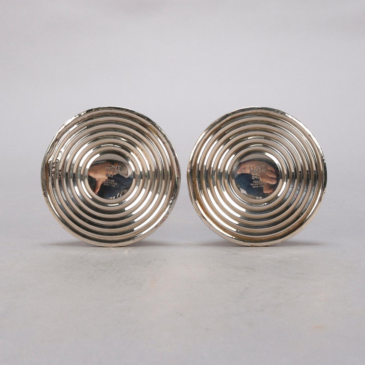 weighted silver candlesticks