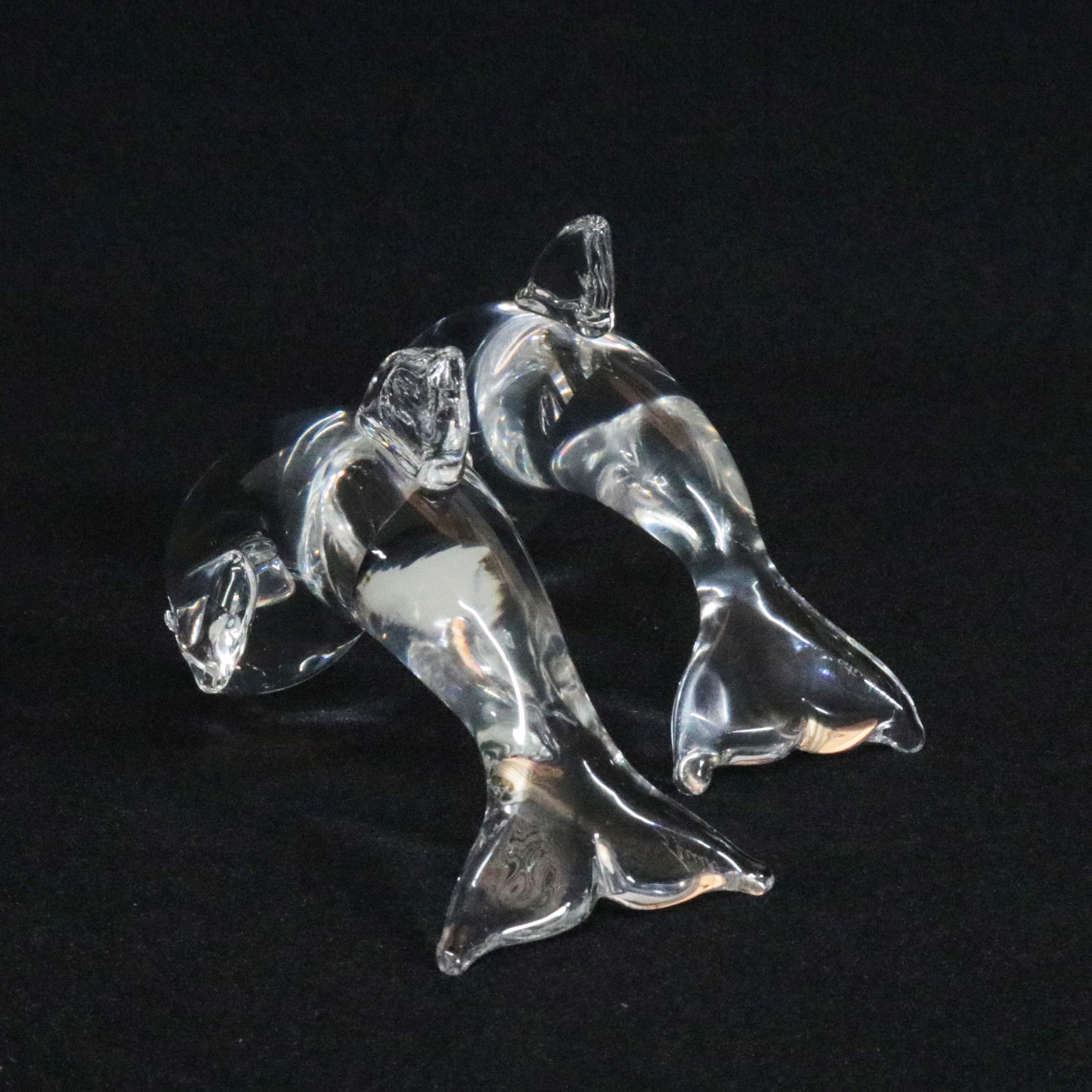 steuben glass dolphin value