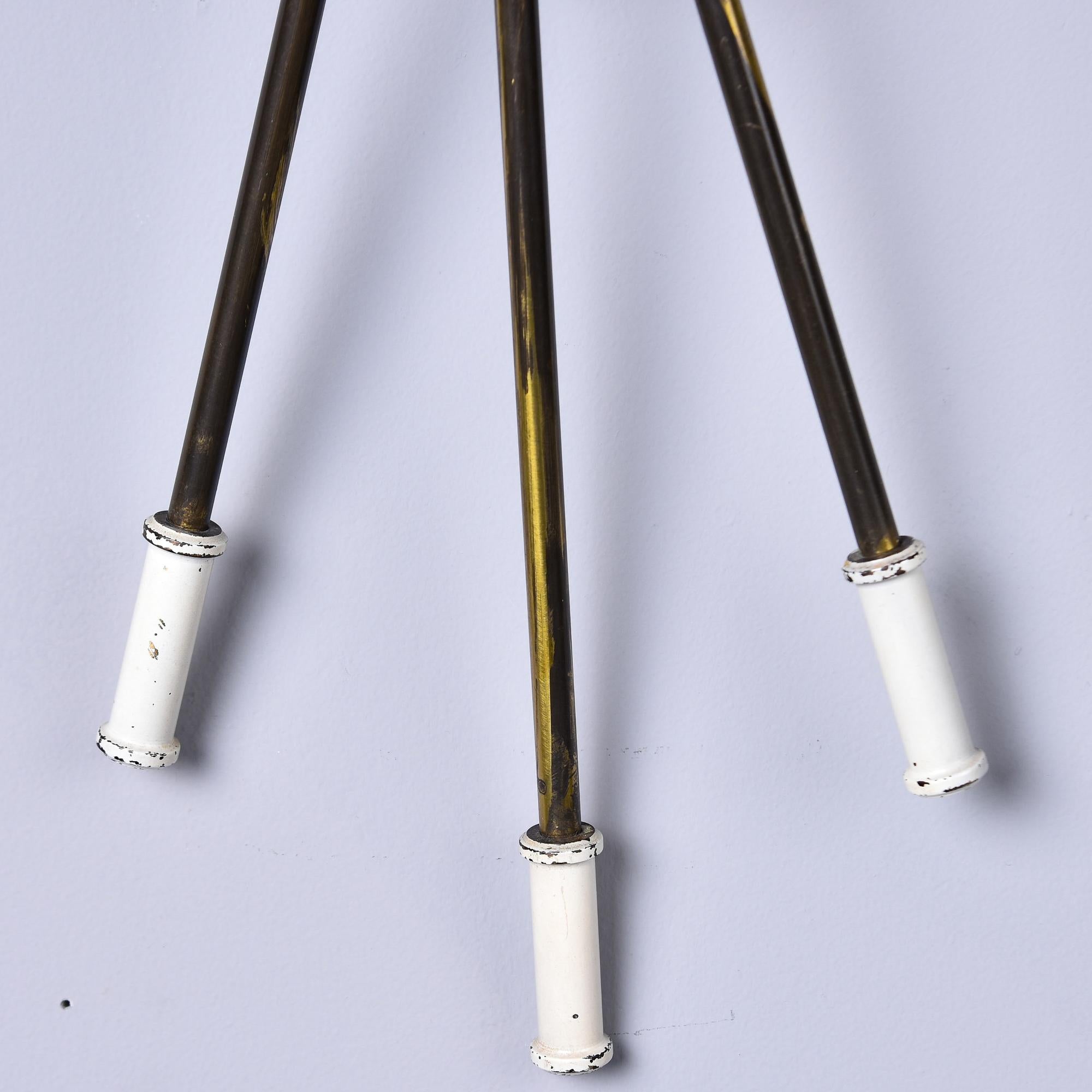 Paar Stilnovo Brutalist Drei Licht Wandleuchter (20. Jahrhundert) im Angebot