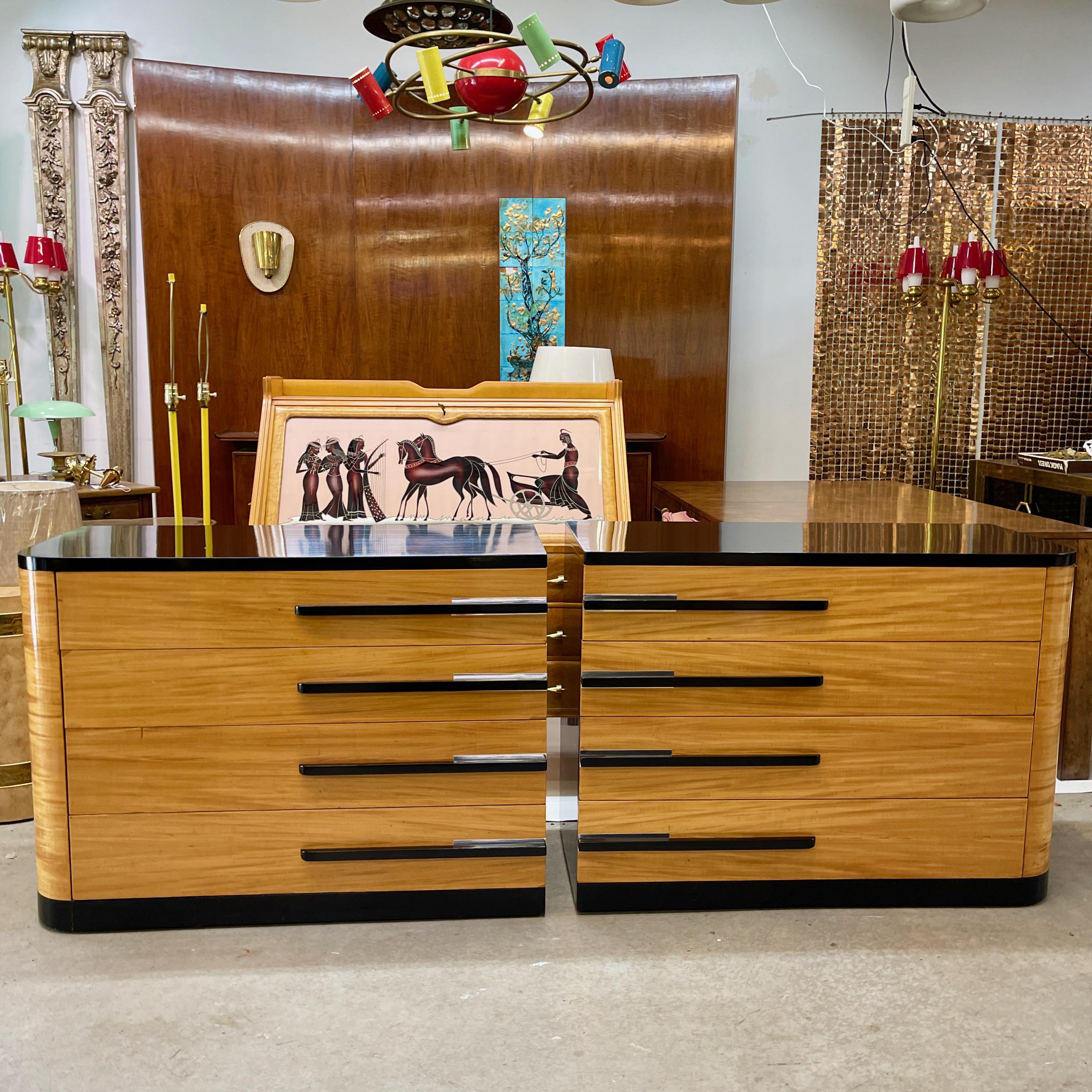 Pair Streamline Modern Chests by Leo Jiranek 6