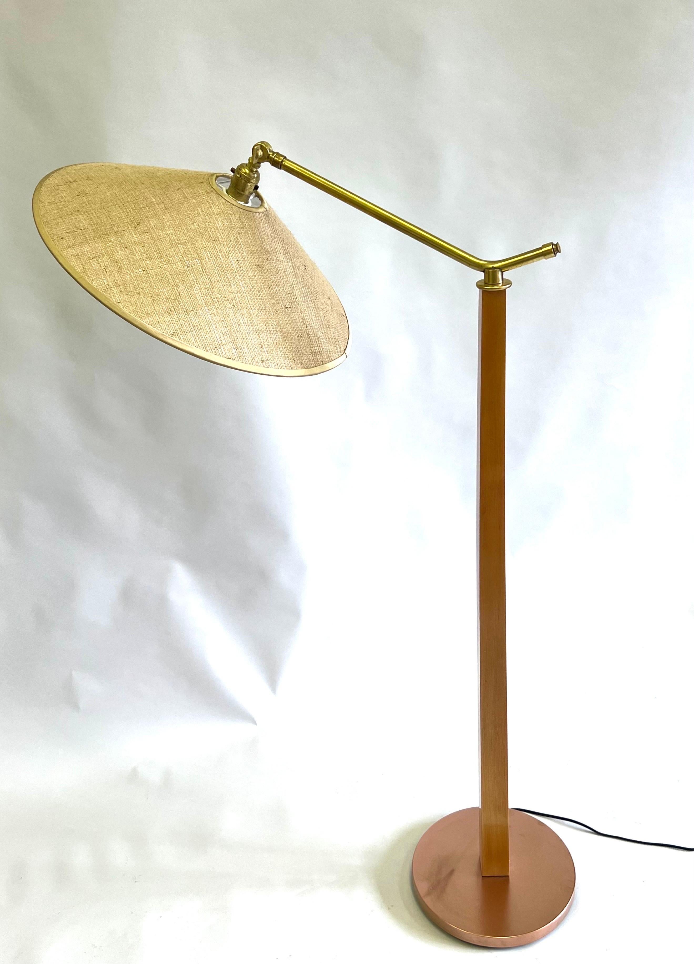 Pair Studio Craft / Modern Craftsman Floor Lamps, Pierre Guariche, 1947 For Sale 1