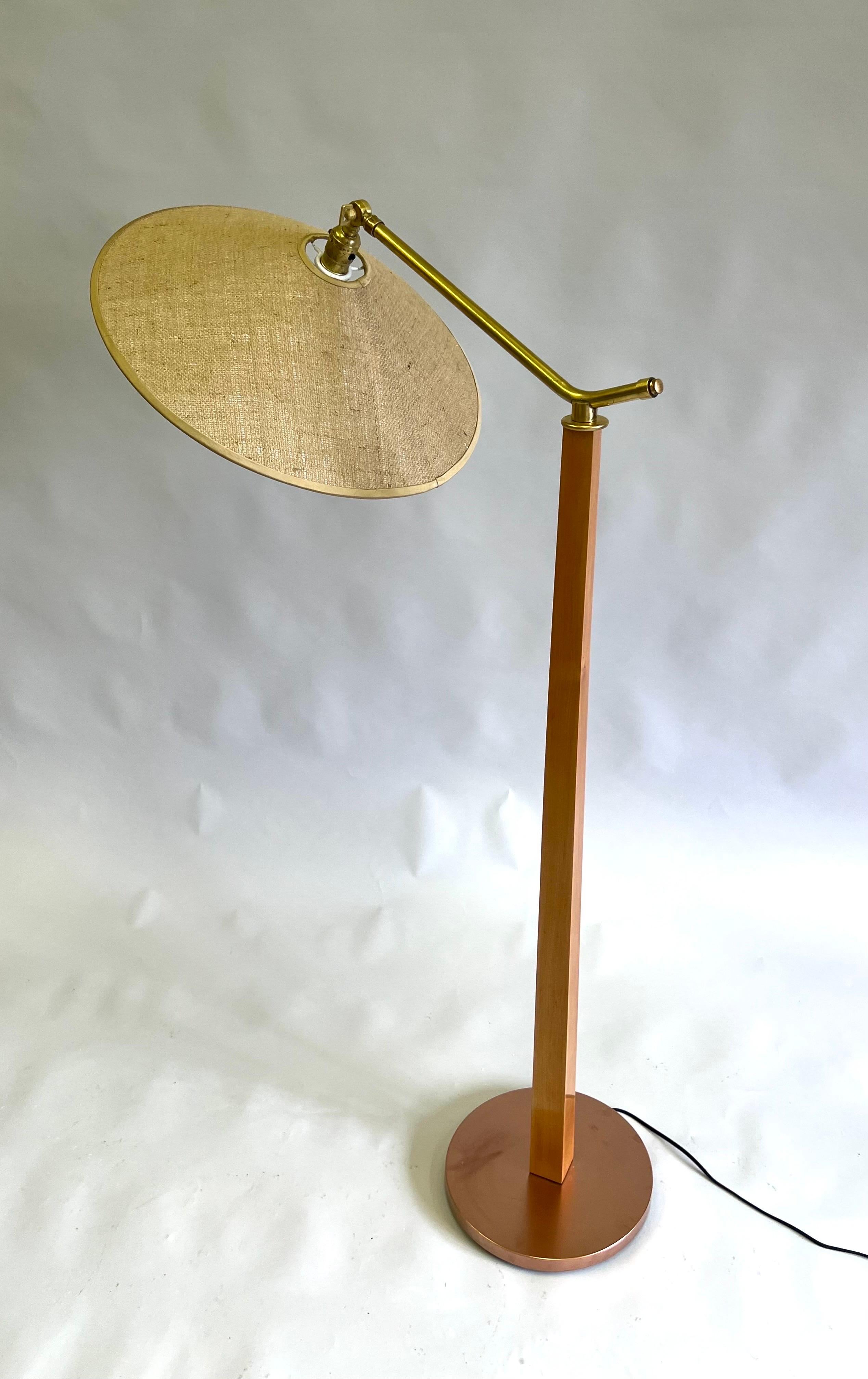 Pair Studio Craft / Modern Craftsman Floor Lamps, Pierre Guariche, 1947 For Sale 2