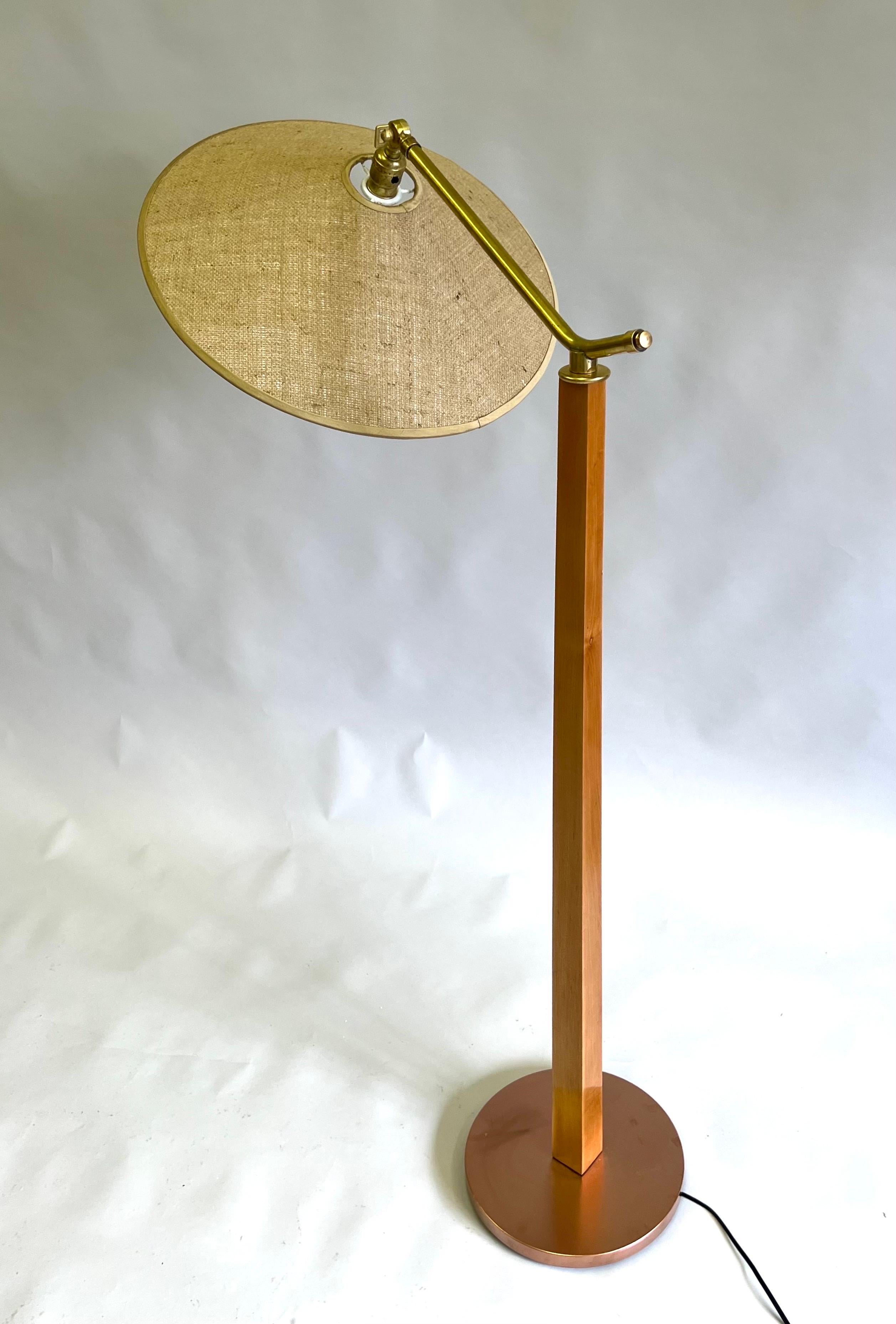 Pair Studio Craft / Modern Craftsman Floor Lamps, Pierre Guariche, 1947 For Sale 3
