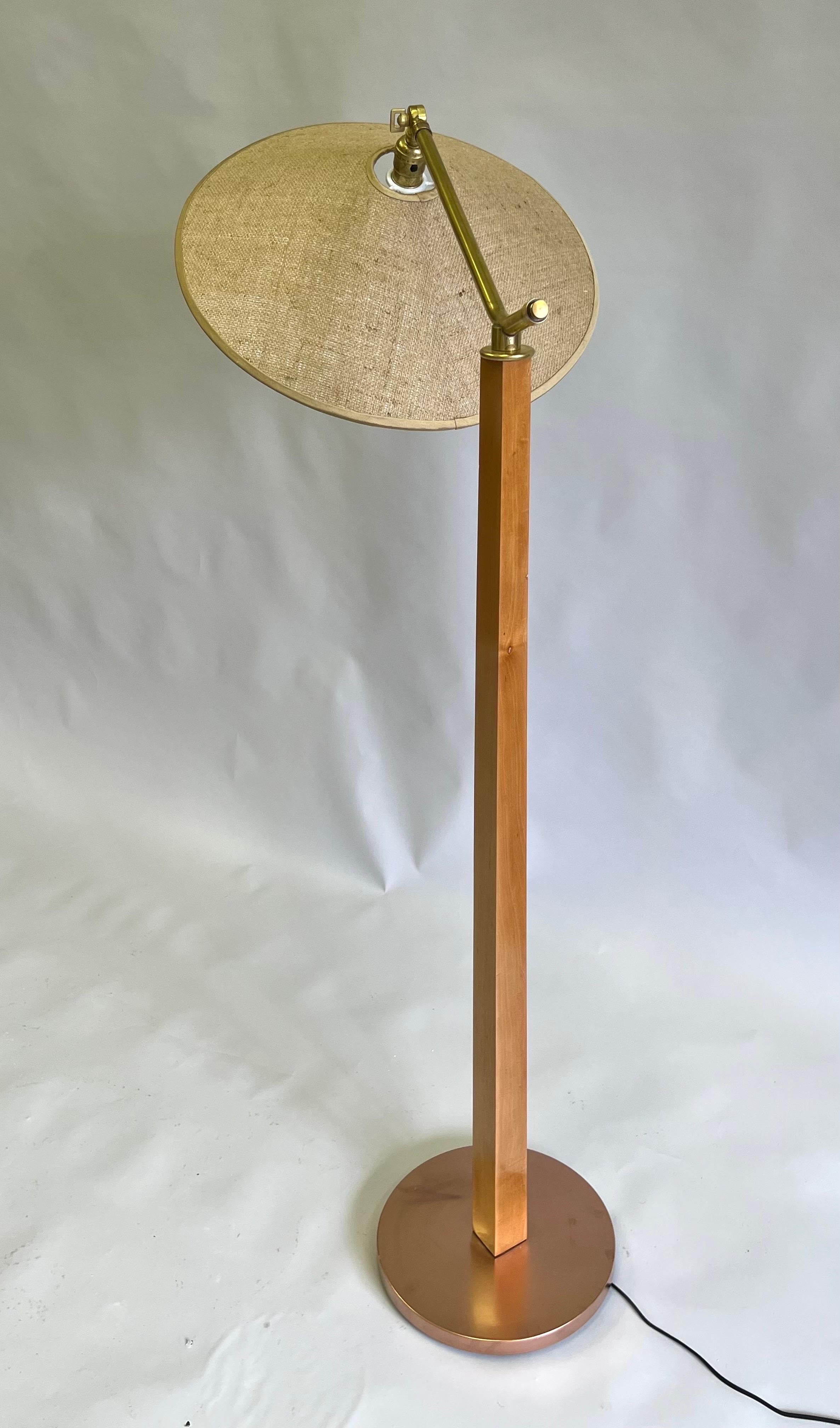 Pair Studio Craft / Modern Craftsman Floor Lamps, Pierre Guariche, 1947 For Sale 4