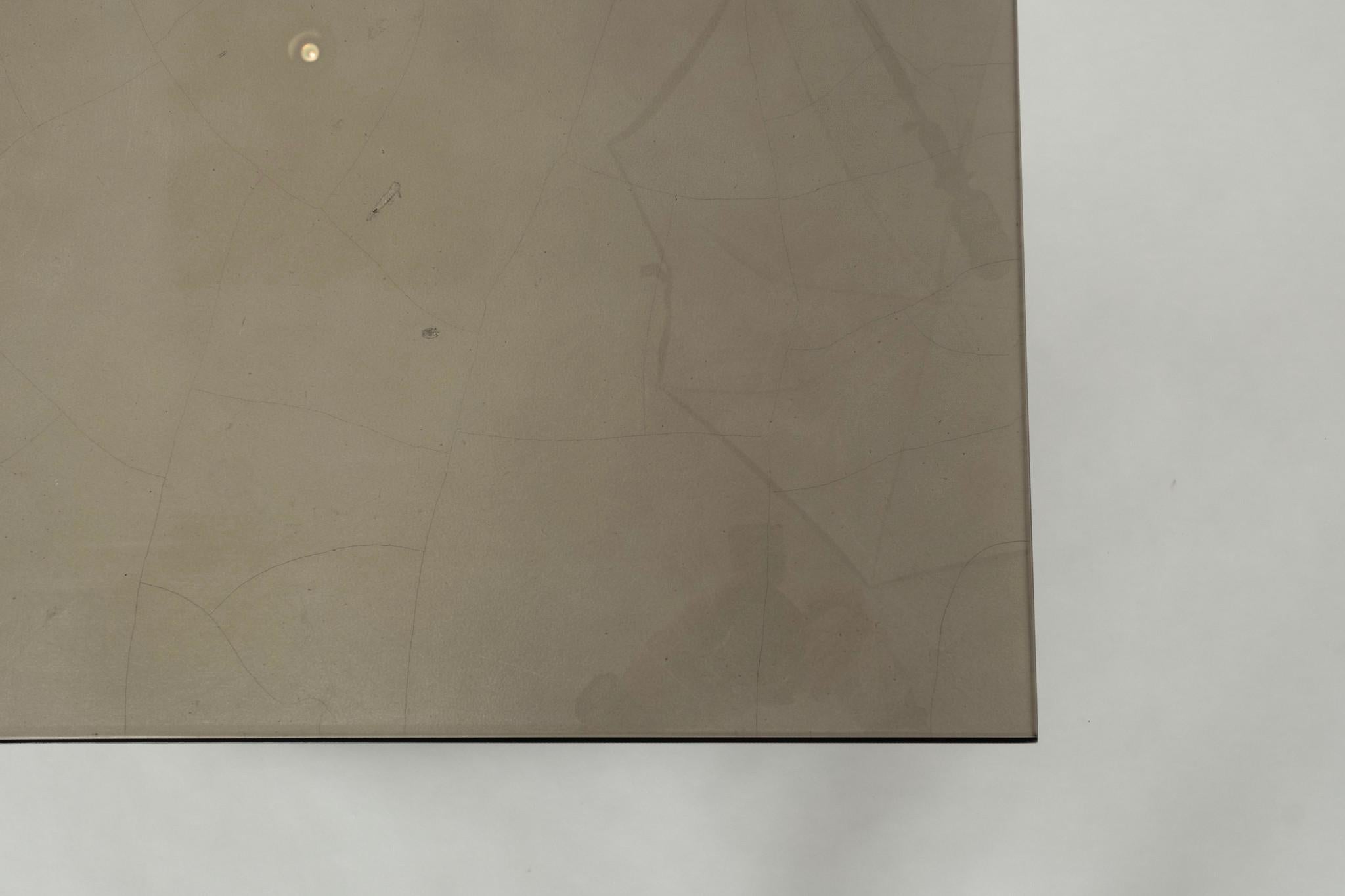 Paire de tables d'appoint Swaim Silver Gilt Verre Églomisé Fontane en vente 3