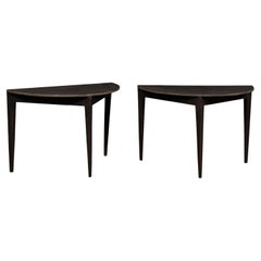 Pair Swedish Demi-Lunes (or Joined as a Center Table), Early 20th C.