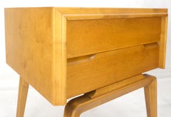 Pair Swedish Edmond Spence 2 Drawer Blond Birch Night Bed Stands Cabinets MINT!