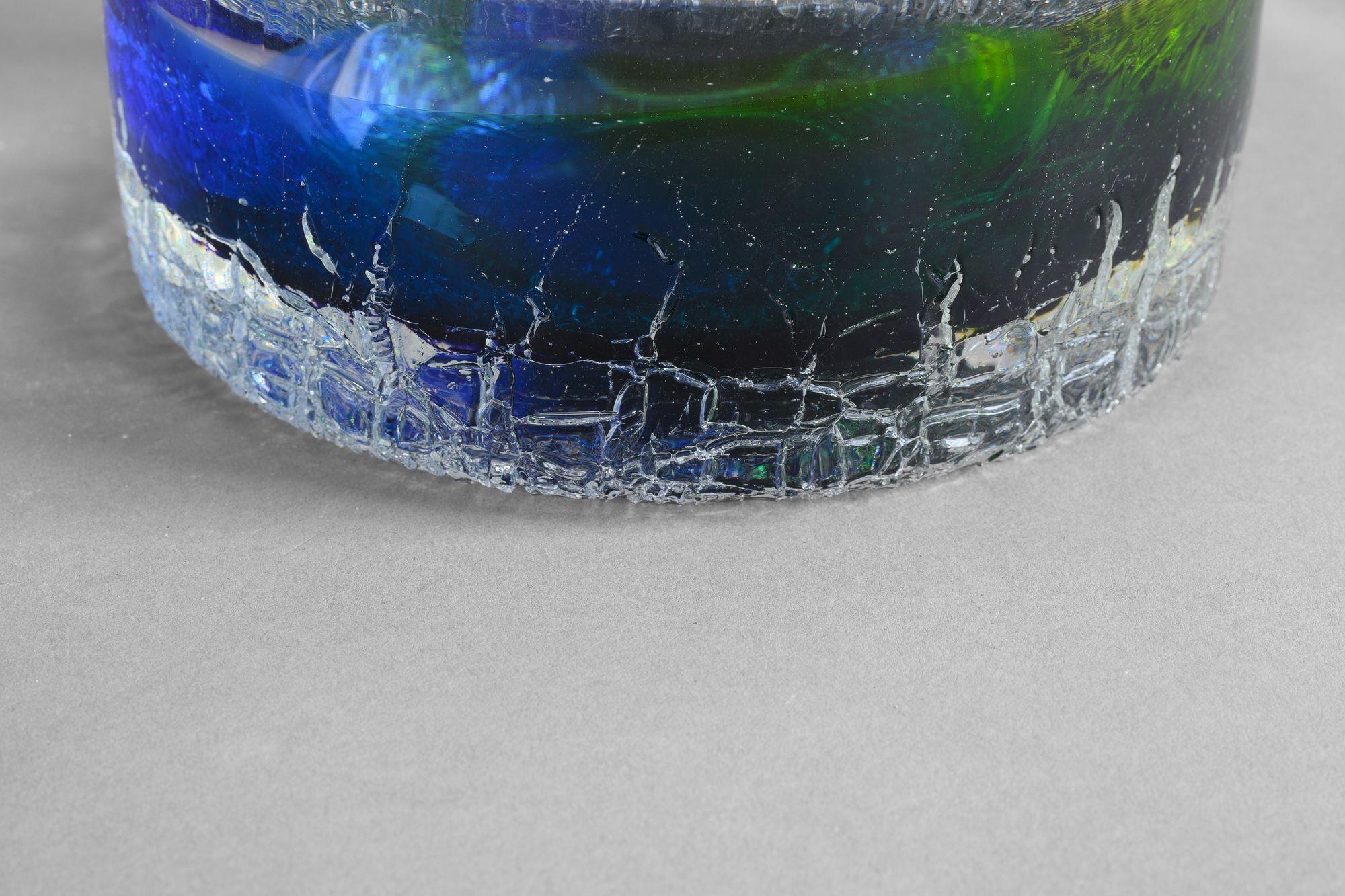 Pair Swedish Glass Vases For Sale 5