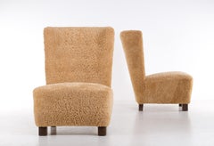 Paire de fauteuils modernes suédois, années 1940